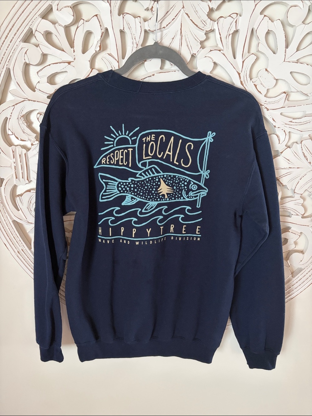 HIPPYTREE Crew Neck Pullover Sweatshirt